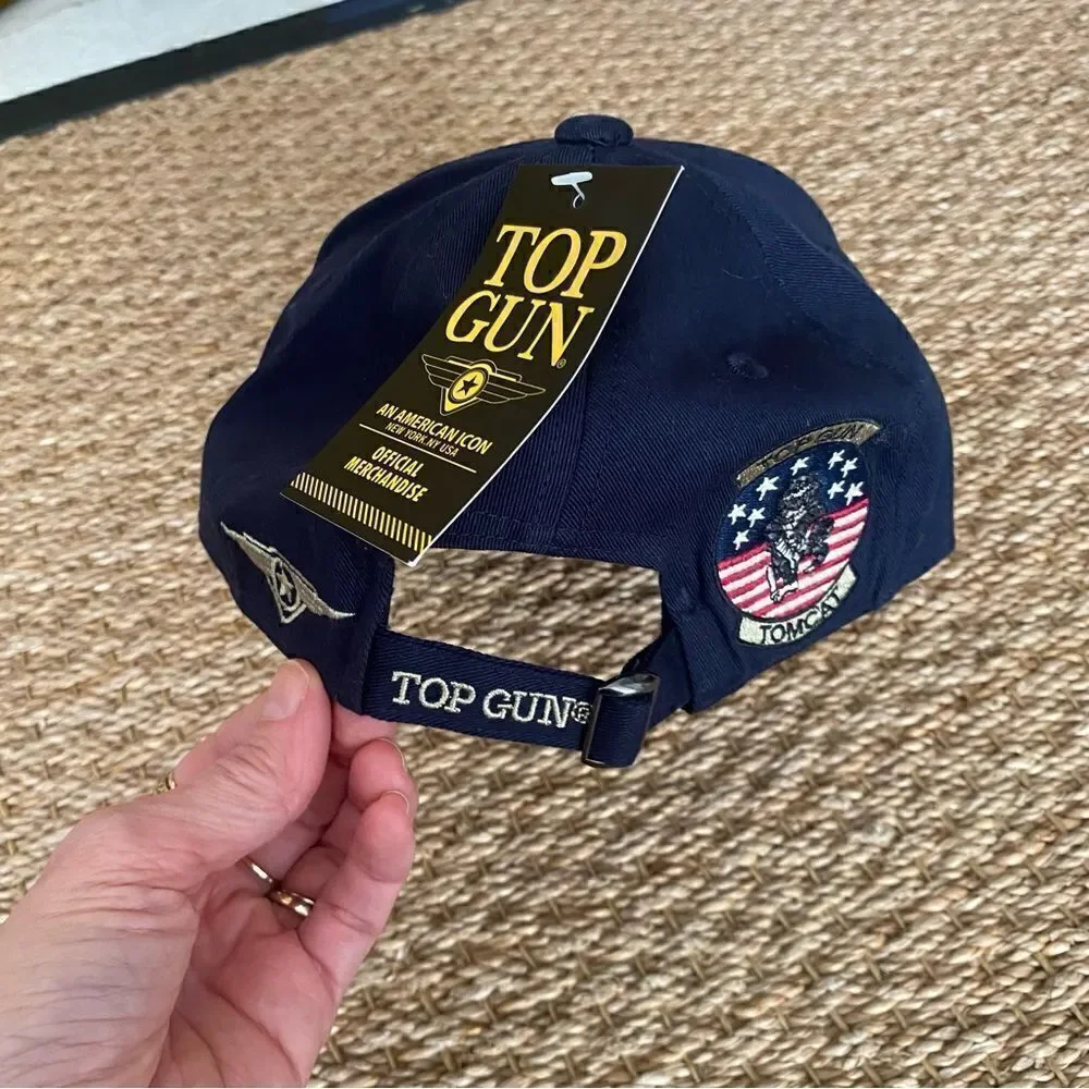 Top Gun Official Cap with Patches NWT